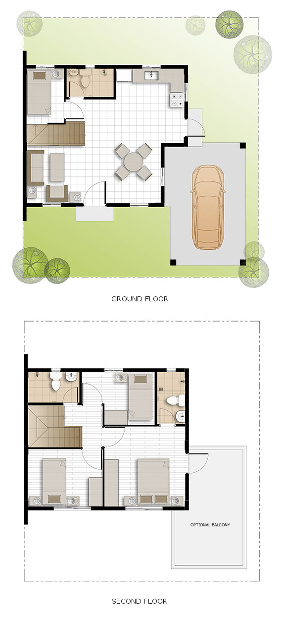 Dani Floor Plan House and Lot in Pangasinan